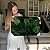 Quadro Decorativo Canvas Composição de Folhas Verdes Vibrantes em Fundo Escuro Horizontal - Imagem 7