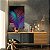 Quadro Decorativo Canvas Composição de Folhas Coloridas Vertical - Imagem 2