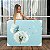 Quadro Decorativo Canvas Dente de Leão Com Borboleta Azul Horizontal - Imagem 1