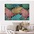 Quadro Decorativo Canvas Composição de Folhagens Coloridas em Tons Pasteis Horizontal - Imagem 5