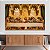 Quadro Decorativo Canvas Religioso Pintura da Última Ceia de Jesus Horizontal - Imagem 2