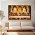 Quadro Decorativo Canvas Religioso Pintura da Última Ceia de Jesus Horizontal - Imagem 3