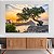 Quadro Decorativo Canvas Paisagem Árvore Bonsai Japonês Horizontal - Imagem 3