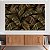 Quadro Decorativo Conjunto de Folhas Bronze e Dourado Horizontal - Imagem 3