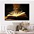 Quadro Decorativo Canvas Religioso Bíblia Sagrada Aberta Horizontal - Imagem 5