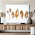 Quadro Decorativo Canvas Folhas Douradas Golden Horizontal - Imagem 5