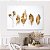 Quadro Decorativo Canvas Folhas Douradas Golden Horizontal - Imagem 6