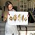 Quadro Decorativo Canvas Folhas Douradas Golden Horizontal - Imagem 6