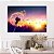 Quadro Decorativo Canvas Paisagem Dente de Leão ao Entardecer Horizontal - Imagem 4