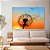 Quadro Decorativo Canvas Paisagem Dente de Leão ao Entardecer Horizontal - Imagem 3