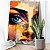 Quadro Decorativo Canvas Rosto Feminino Abstrato Colorido Vertical - Imagem 4