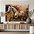 Quadro Decorativo Canvas Cavalo Abstrato Espatulado Horizontal - Imagem 4