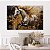 Quadro Decorativo Canvas Cavalo Abstrato Espatulado Horizontal - Imagem 5