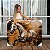 Quadro Decorativo Canvas Cavalo Abstrato Espatulado Horizontal - Imagem 1