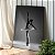 Quadro Decorativo Canvas Bailarina Preto e Branco Vertical - Imagem 2