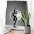 Quadro Decorativo Canvas Bailarina Preto e Branco Vertical - Imagem 3