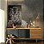 Quadro Decorativo Canvas Tigre Preto e Branco Olhos Azuis Vertical - Imagem 3