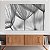 Quadro Decorativo Canvas Paisagem Dente de Leão Black and White Horizontal - Imagem 2