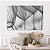 Quadro Decorativo Canvas Paisagem Dente de Leão Black and White Horizontal - Imagem 5