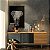 Quadro Decorativo Canvas Animais Elefante Caminhando em Fundo Preto Vertical - Imagem 2