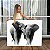 Quadro Decorativo Canvas Animais Casal de Elefantes Caminhando Vertical - Imagem 1