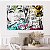 Quadro Decorativo Canvas Rosto Feminino Street Arte Horizontal - Imagem 5