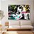 Quadro Decorativo Canvas Rosto Feminino Street Art Horizontal - Imagem 3