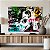 Quadro Decorativo Canvas Rosto Feminino Street Art Horizontal - Imagem 4