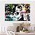 Quadro Decorativo Canvas Rosto Feminino Street Art Horizontal - Imagem 5