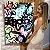 Quadro Decorativo Canvas Street Art Grafite Colorido em Tela Branca Vertical - Imagem 6