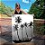 Quadro Decorativo Canvas Paisagem Tropical Palmeiras Preto e Branco Vertical - Imagem 1