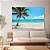 Quadro Decorativo Canvas Paisagem Praia Tropical Horizontal - Imagem 3