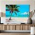 Quadro Decorativo Canvas Paisagem Praia Tropical Horizontal - Imagem 4