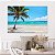 Quadro Decorativo Canvas Paisagem Praia Tropical Horizontal - Imagem 5