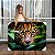 Quadro Decorativo Canvas Paisagem Selva Onça Pintada Em Meio A Folhagens Horizontal - Imagem 1