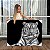 Quadro Decorativo Canvas Tigre Felino Preto e Branco Horizontal - Imagem 1