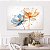 Quadro Decorativo Canvas Flores Abstratas Aquareladas Horizontal - Imagem 5