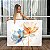 Quadro Decorativo Canvas Flores Abstratas Aquareladas Horizontal - Imagem 1