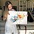 Quadro Decorativo Canvas Flores Abstratas Aquareladas Horizontal - Imagem 6