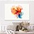 Quadro Decorativo Canvas Flor Abstrata Aquarelada Horizontal - Imagem 5
