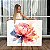 Quadro Decorativo Canvas Flor Abstrata Aquarelada Horizontal - Imagem 1