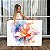 Quadro Decorativo Canvas Flores Abstratas Aquareladas Horizontal - Imagem 1