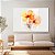 Quadro Decorativo Canvas Flores Abstratas Aquareladas Horizontal - Imagem 3