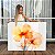 Quadro Decorativo Canvas Flores Abstratas Aquareladas Horizontal - Imagem 1
