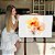 Quadro Decorativo Canvas Flores Abstratas Aquareladas Horizontal - Imagem 7