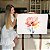 Quadro Decorativo Canvas Flor Abstrata Aquarelada Horizontal - Imagem 7
