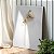 Quadro Decorativo Canvas Floral Flores Brancas Gold Vertical - Imagem 3