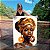 Quadro Decorativo Canvas Africana Mulher Beleza Feminina Vertical - Imagem 1