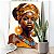 Quadro Decorativo Canvas Africana Mulher Beleza Feminina Vertical - Imagem 4