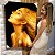 Quadro Decorativo Canvas Beleza Feminina Mulher com Maquiagem Dourada Vertical - Imagem 6